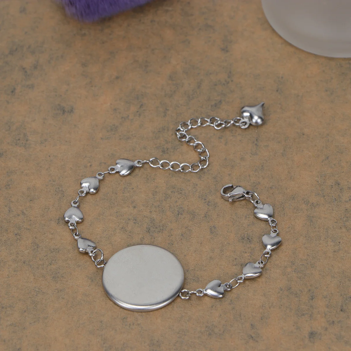 

10 шт., браслеты «сделай сам», базовая пластина в форме сердца, гладкая поверхность, подвеска для браслета, подарок, вечеринка, банкет