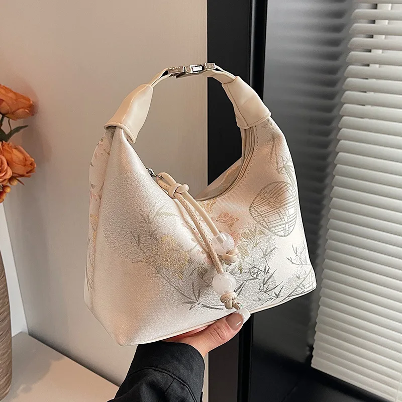 Popular New Chinese Style Handheld Bag for Women 2024 New Western style Cross border Shoulder Bag Versatile Crossbody Bag