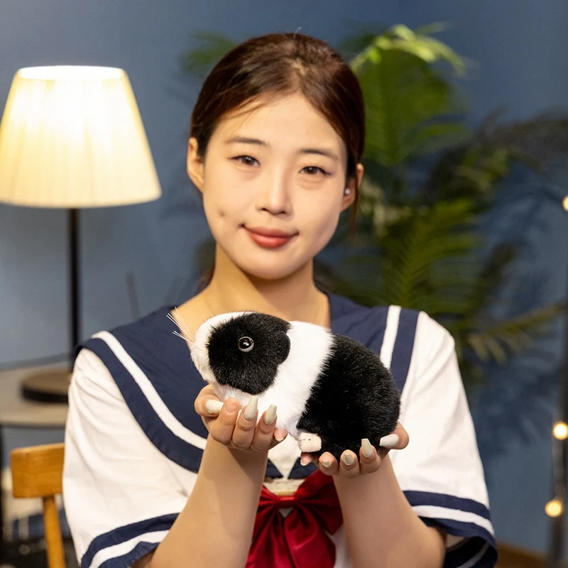 模造モルモットぬいぐるみ かわいいリアルな漫画風モルモットぬいぐるみ 女の子 男の子 毛むくじゃらの仲間ぬいぐるみ