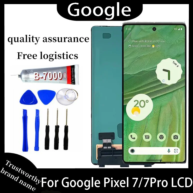 

New For Google Pixel 7 Pixel 7 GVU6C, GQML3 LCD Display Screen Touch Panel Digitizer For Google Pixel 7 Pro GP4BC GE2AE LCD