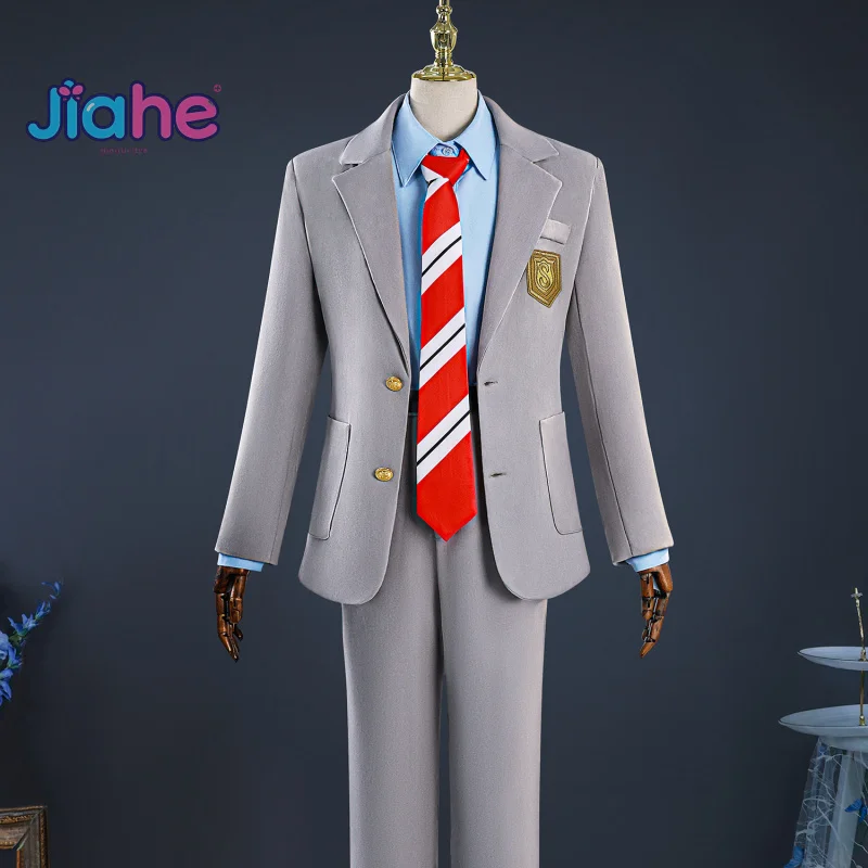 Arima Kousei Miyazono Kaori Cosplay Anime Your Lie in April Costume Halloween Carnival Men Women JK Uniform Tie Shirt Dress Set