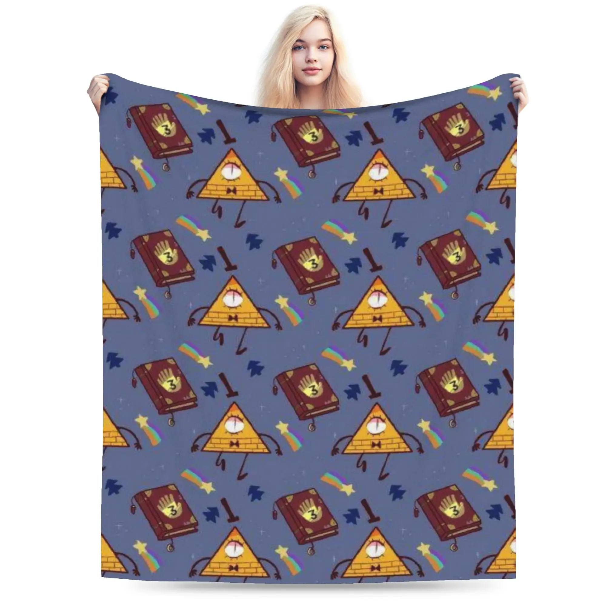 Gravitys Falls Blanket Super Soft Cozy  Throw Blankets for Sofa 50x60 Inch Multiple Sizes Quilt