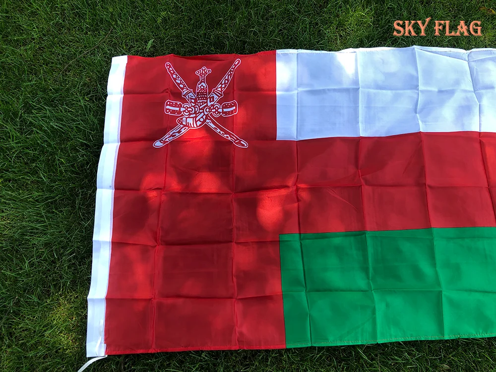 Oman Flag 90x150cm Sultanate of Oman Flag 3x5ft high quality polyester hanging Oman flag banner for decoration