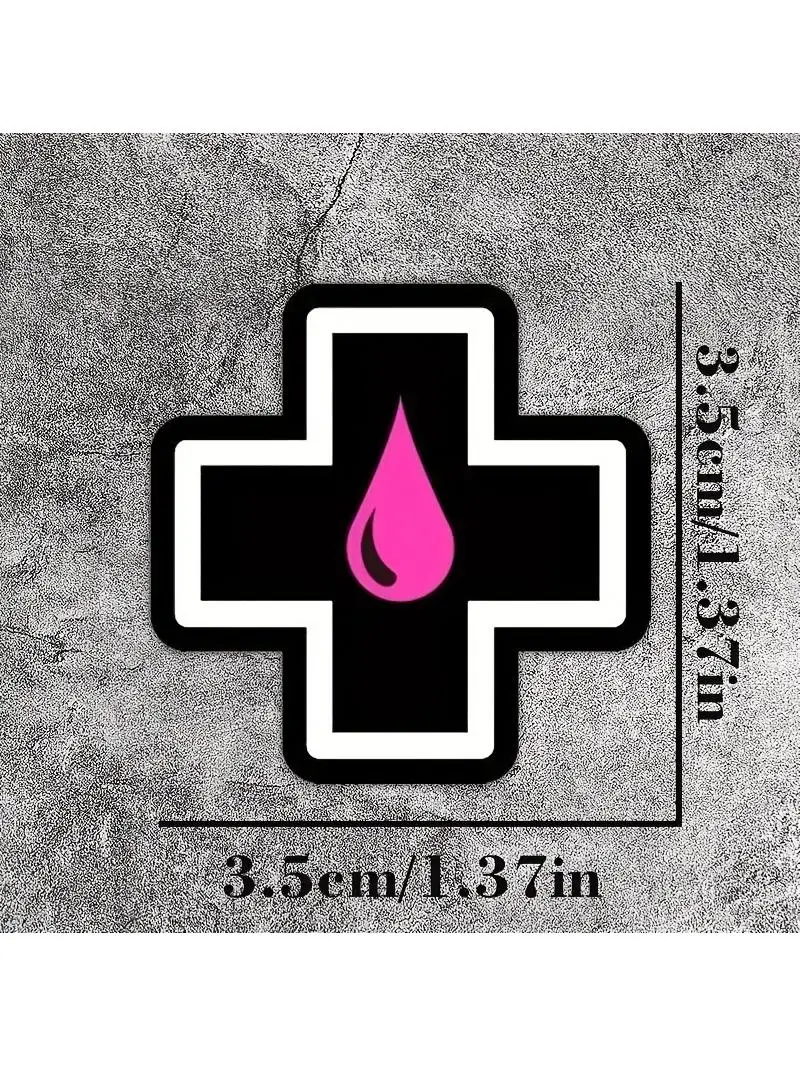 AliExpress NONE 1 Piece MUC-OFF Waterproof Bike Sticker - Creative Sunscreen Decoration for Outdoor Cycling Lovers, Suitable for Road Bikes