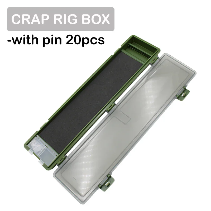 

Carp Fishing Rig Wallet Tackle Box Way Zig Chod Stiff Hair Rig Storage Box for Fishing Line Rig Holder Equipment