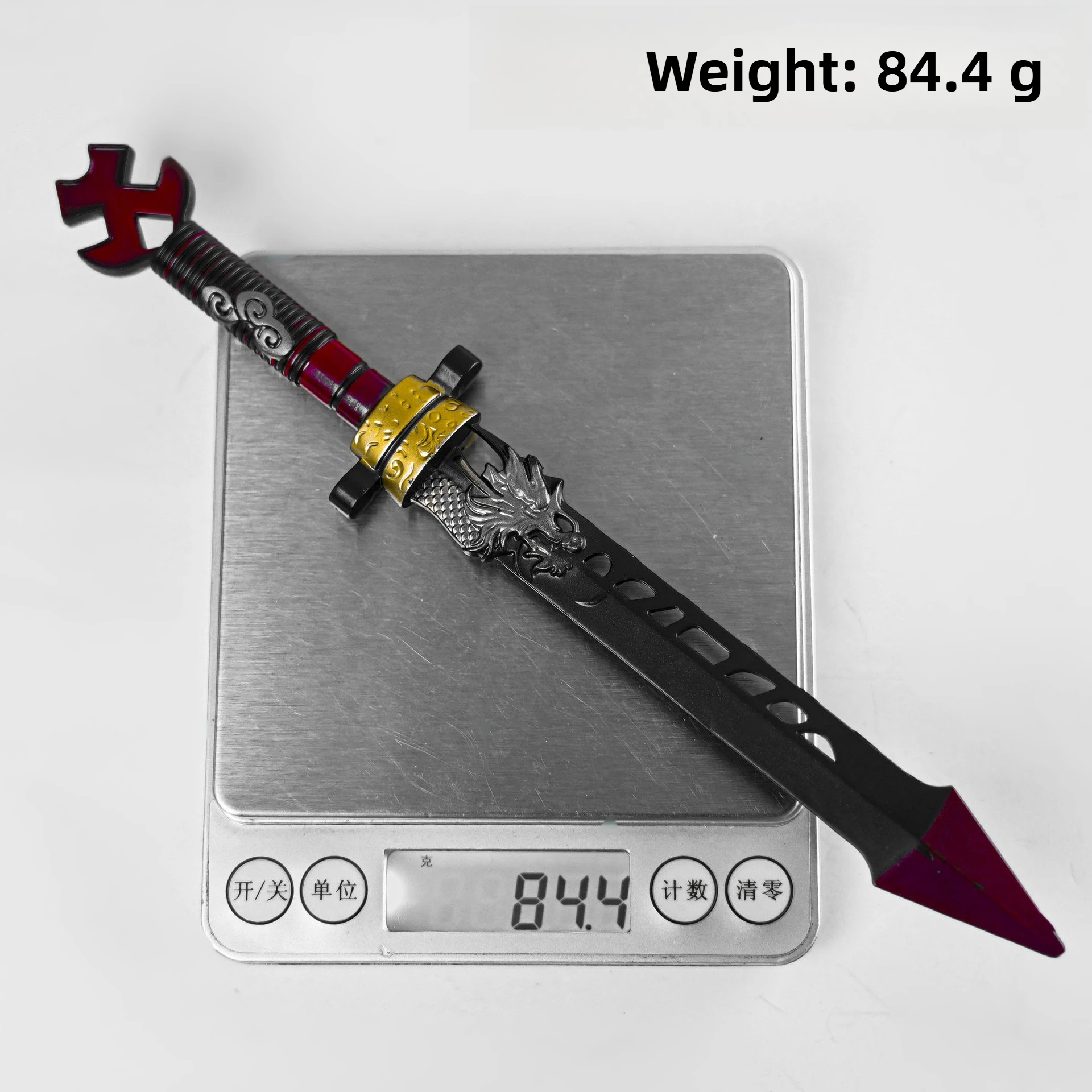 22cm delta force jogo periférico dragão fang faca armas modelo cosplay adereços artesanato desktop ornamentos colecionáveis menino brinquedo presente