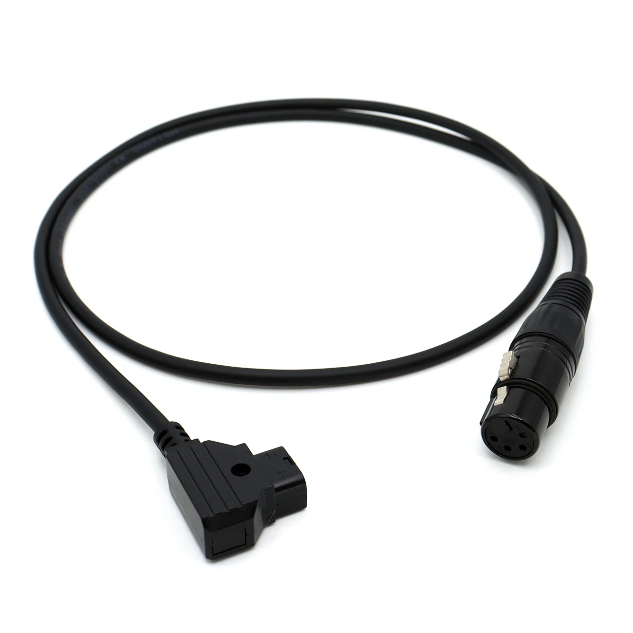 DTAP to XLR 4-Pin Bus, for Blackmagic URSA Mini Pro 4.6K Camera, Tvlogic LVM-170A Monitor, ROLAND EDIROL R88 Power Cable