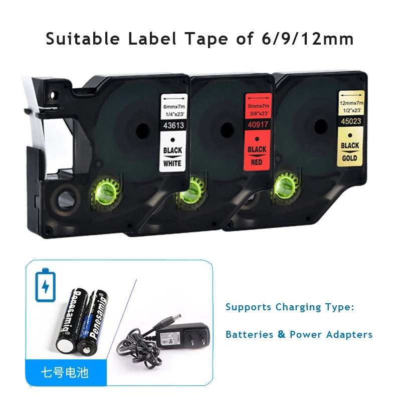 DYMO LabelManager LM280 LM-280 Rechargeable Portable Maker 45013 45010 45023,PC&Mac Connectivity for Home/Office Organization