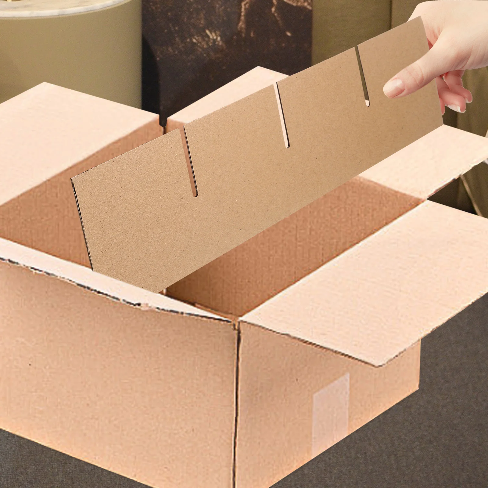 Divider Shipping Carton Dividers Glass for Moving Boxes Cardboard Packing Glasses Case Dish Baby