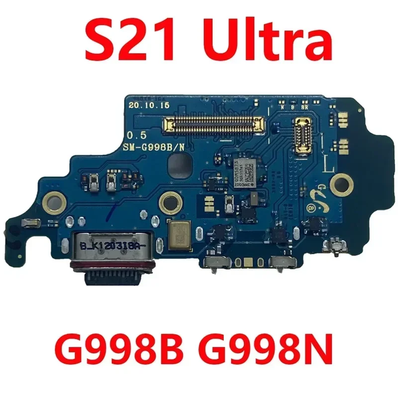 For Samsung S21 Ultra Plus 5G G998U G998N G991N G991B G9910 G996B G998B G996U G991U USB Connector Dock Fast Charging Port Cable