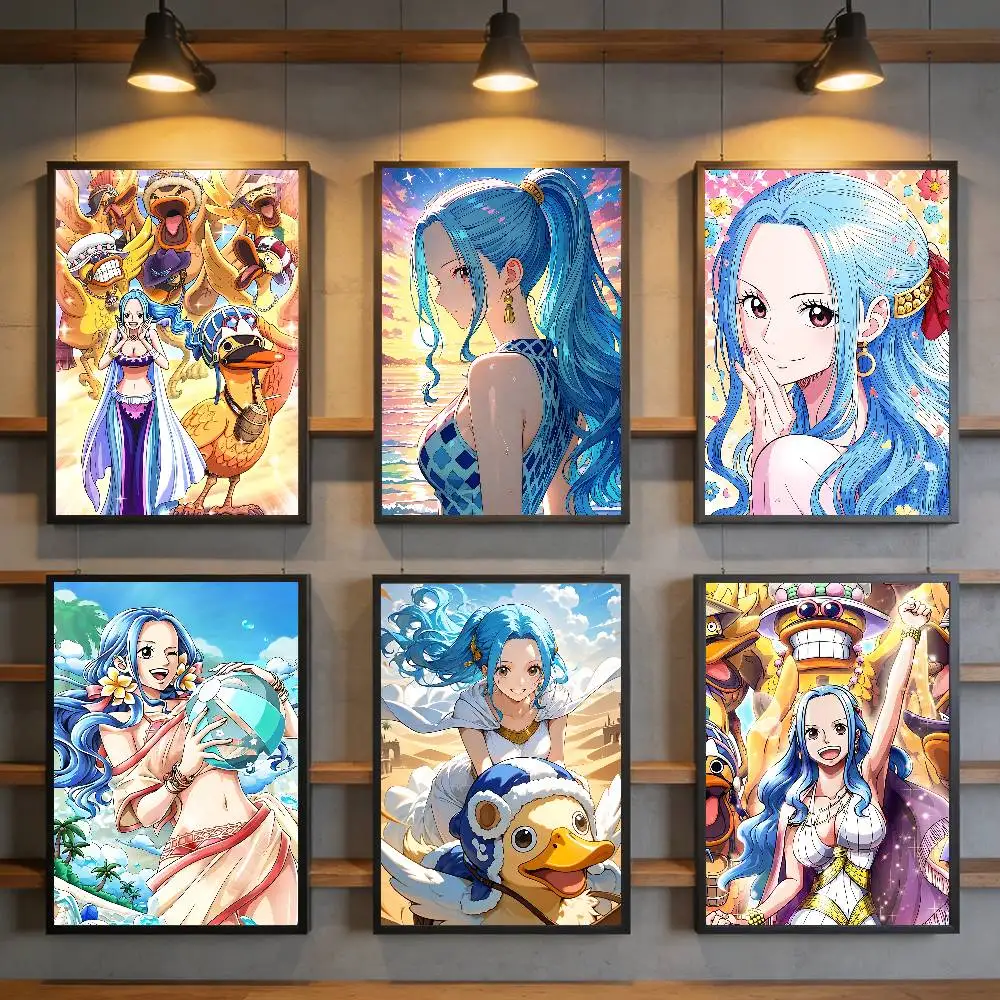 Nefeltari Vivi One Piece Poster, Leinwanddruck, Poster, Vintage, klassischer Kunstdruck, Wohnzimmer, Heimdekoration, Kunstposter, Geschenke