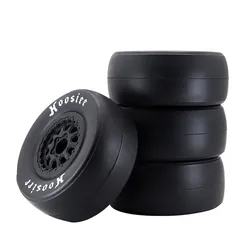 4szt 108mm 1/10 Short Course Truck Tires Koło z 12mm Hex do Slash Arrma Senton HuanQi 727 Vkar 10sc Hpi Rc Car