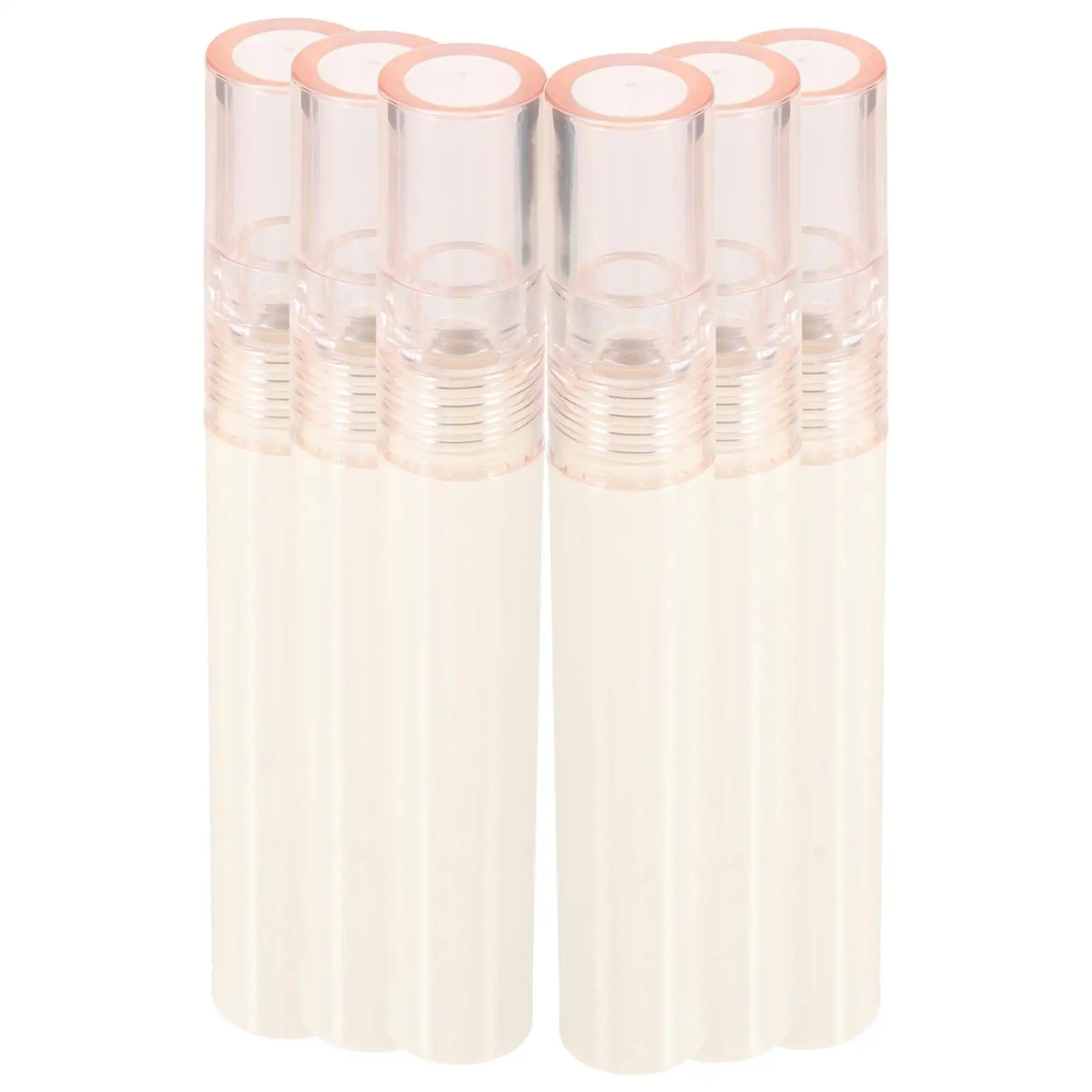 

6pcs Refillable Lip Gloss Tubes Practical Empty Containers Portable Mini Plastic Bottles for Gifts Women Use
