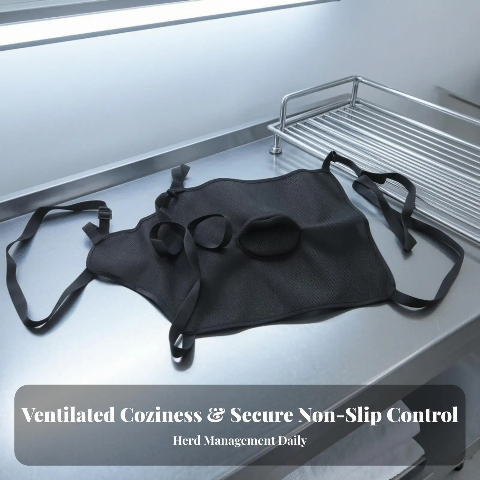 Breathable Sheep Anti Mating Apron with Adjustable Belly Straps for Farm Animal Care and Handling
