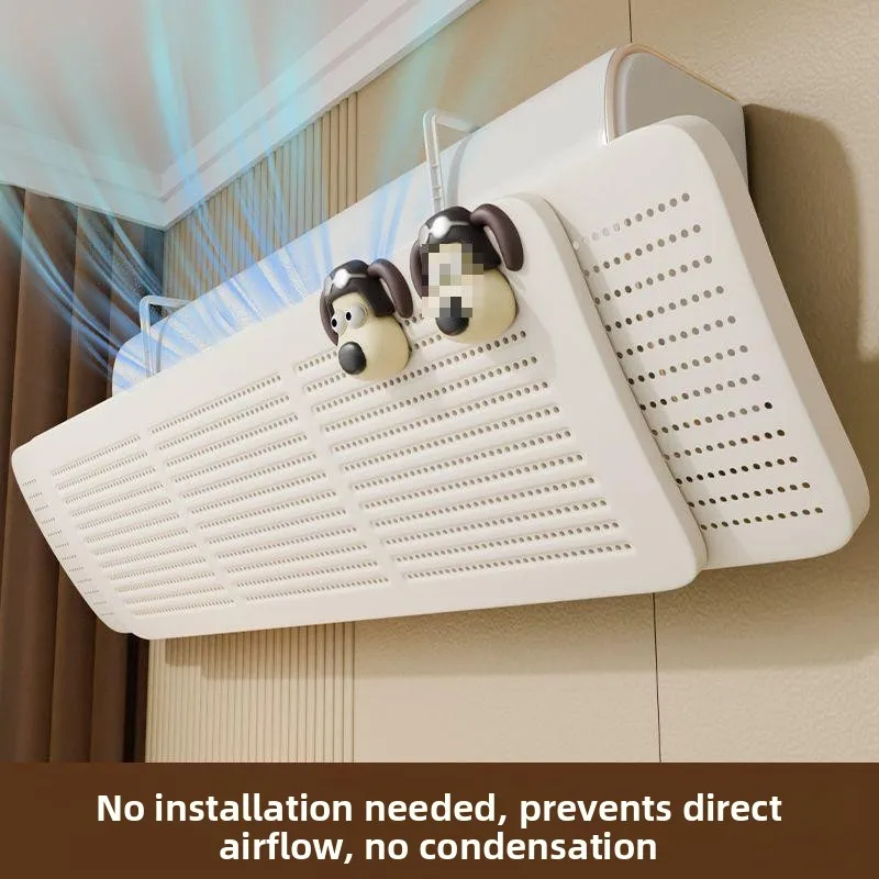 Air Conditioner Windshield Mat Pregnant Women Baby Summer Wind Guiding Board Dustproof Protective Cover Home Fabric Curtain