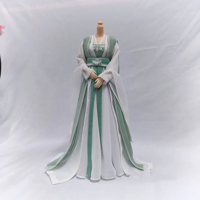 Blyth 30cm Barbi OB27 1/6 Figure Doll 1/4 BJD SD Ancient Costume Hanfu Fairy Dress For BJD/SD YOSD MSD Clothes Accessories C1965