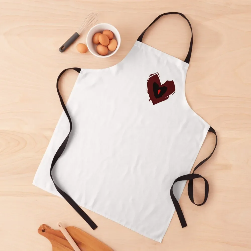 The Lady In White's Heart Apron Kitchens Men kitchen girl Apron