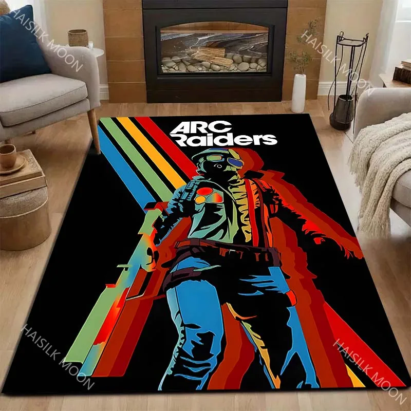 1PC Shooting Games AR-C R-Raiders Pattern Rug Carpets for Bedroom Living Room Sofa Mat Creative Door Mat Cloakroom Home Decor