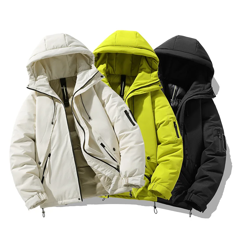 Jacket Outdoor Down Jacket Autumn and Winter New Fashion Casual Versatile  Trend Loose Couple Thickened Jacket