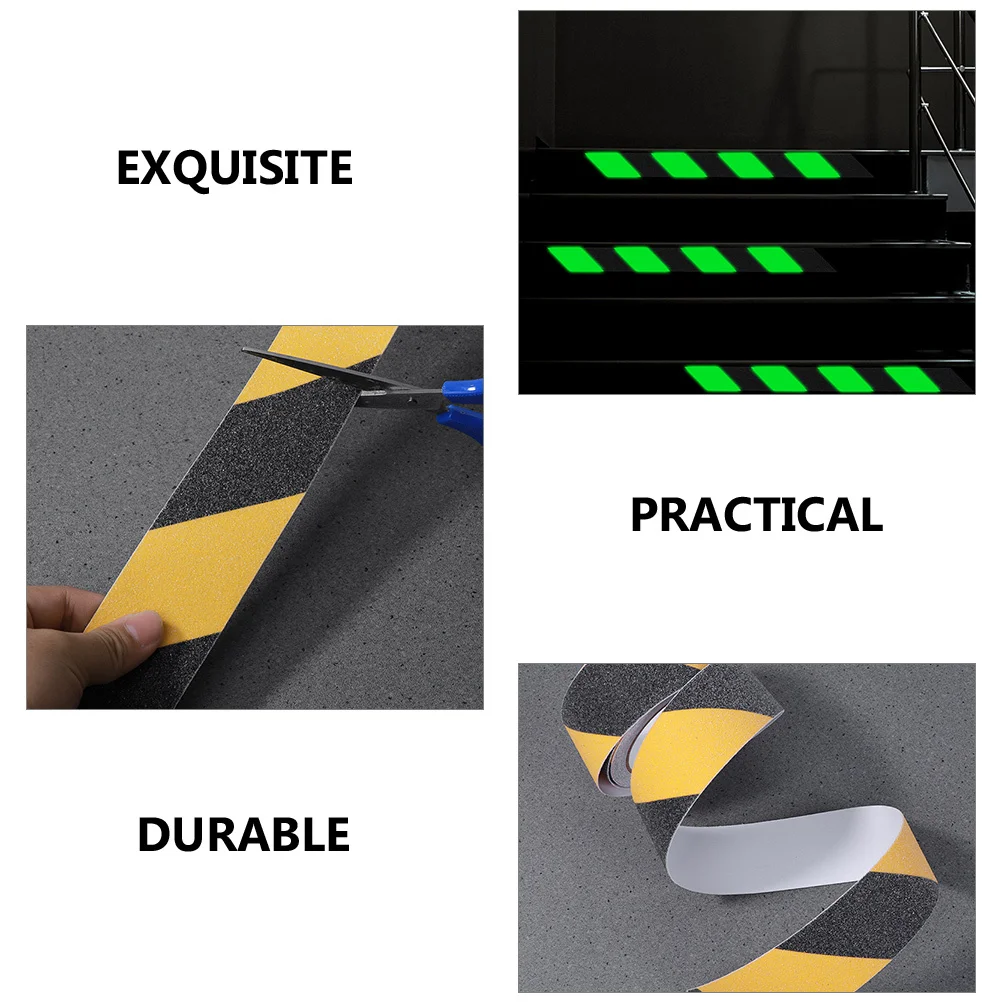 

2 Rolls Anti-Slip Tape Practical Self-Adhesive Bath Non-Skid Floor Grip Tape for Steps Safety Non Skid Strips Anti-Skid Stickers