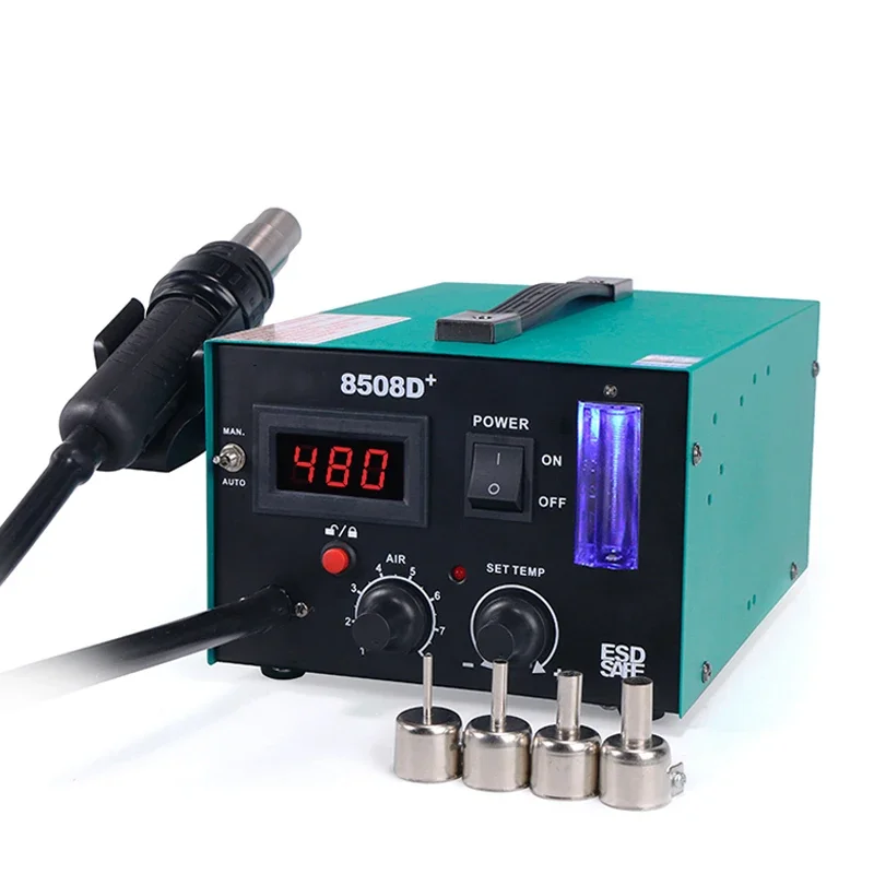 

850 Air Pump Hot Air Gun Desoldering Station Digital Display Constant Temperature Maintenance Industrial Hot Air Welding Station