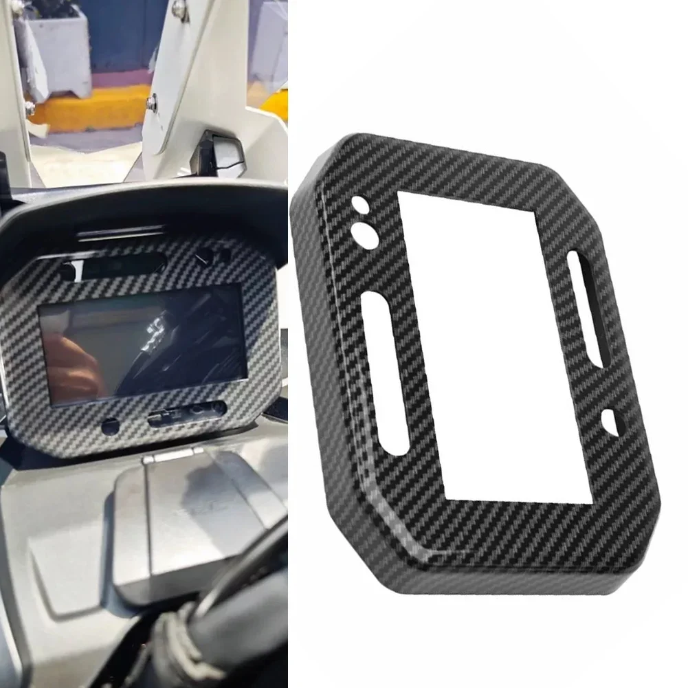 ABS メーターカバー カーボンブラック メーターカバー 計器保護 カーボンファイバー ブラック 簡単取り付け ホンダ ADV160 に適合