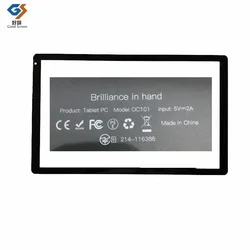 Black 10.1Inch For Brilliance in hand OC101 Tablet Capacitive Touch Screen Digitizer Sensor