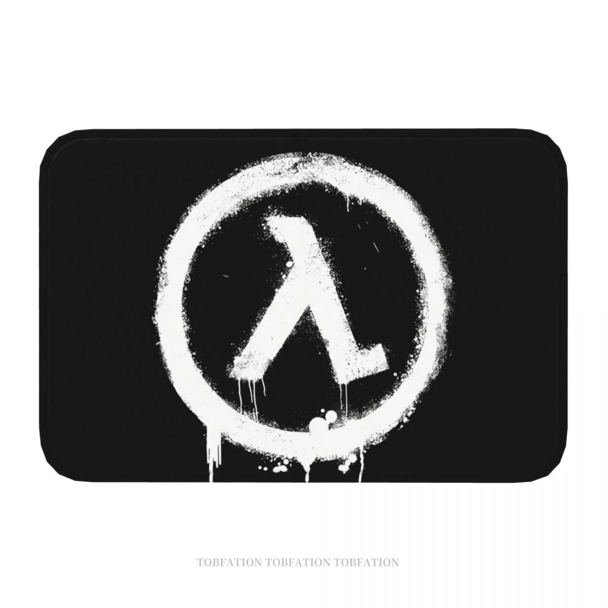 Half Life Kitchen Non-Slip Carpet Rise Shine Flannel Mat Entrance Door Doormat Home Decor Rug