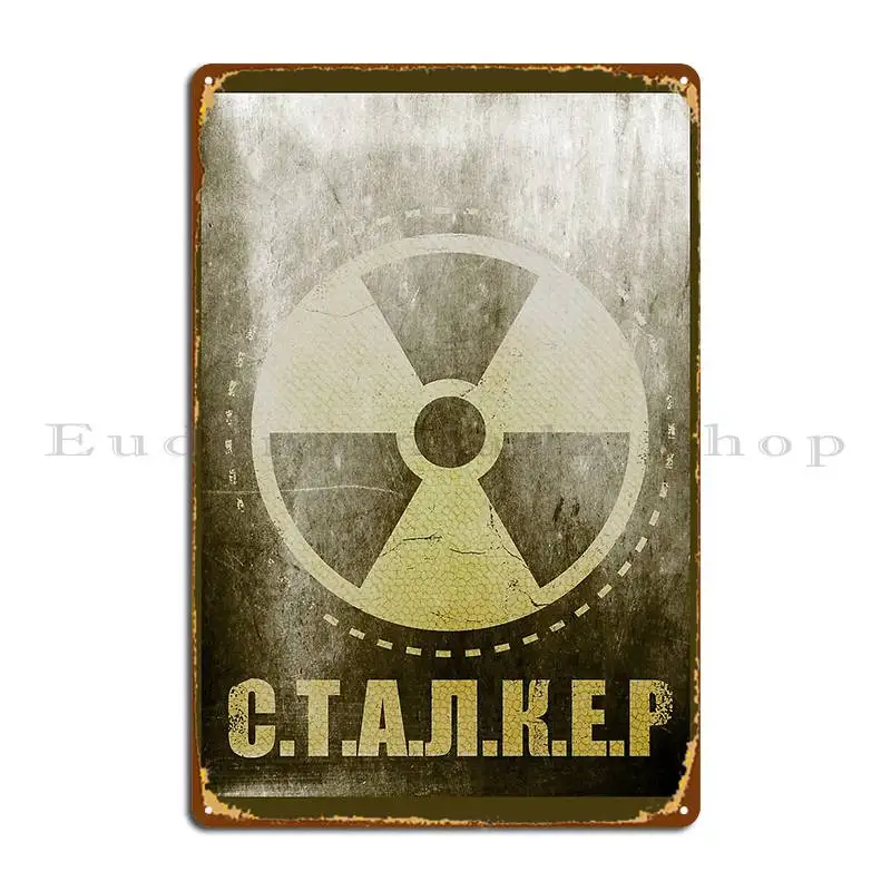 Loner Faction Patch S T A L K E R Ppwgd Metal Plaque Poster Customized Pub Wall Plaque Wall Decor Cinema Tin Sign Poster