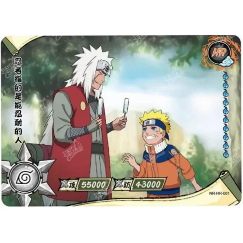 Naruto Cards KAYOU 3D HR Series 081~100 Anime Figures Uchiha Itachi Hidan Uzumaki Character Card Game Collection Board Toys