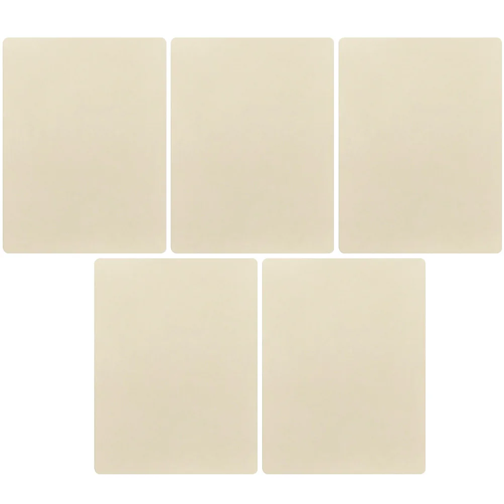 

5pcs Silicone For Tattoo Practice Reusable Thick Flexible Fake Skin For Tattooing Makeup Artists Beginners Micro-Blading
