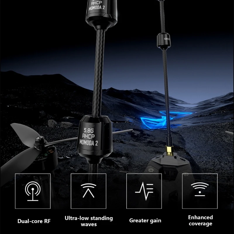 전문 드론 조종사용 내구성 5.8G FPV 안테나 RHCP SMA 액세서리