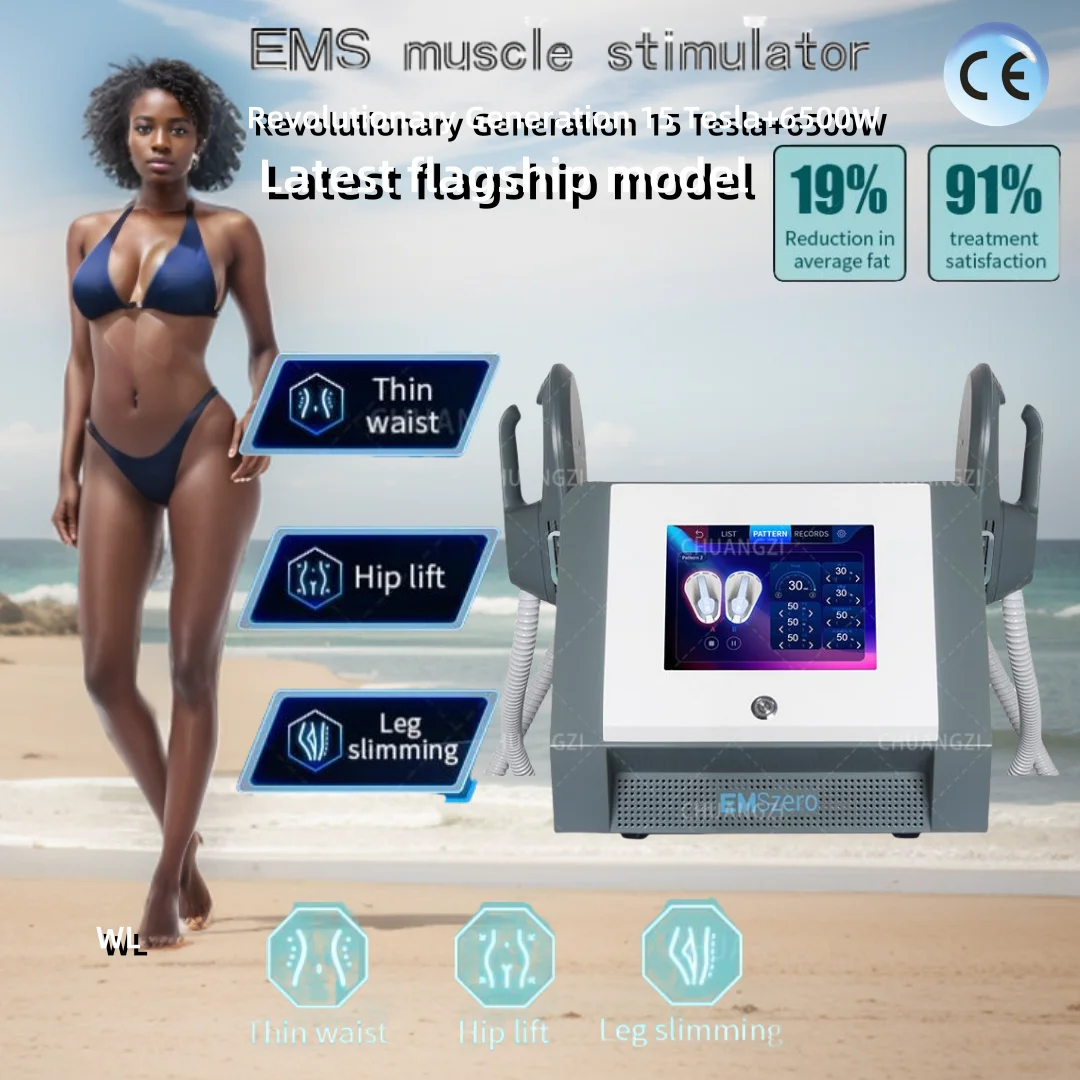 Latest 6500W Fat Removal Slimming Hip Shaping Machine EMS EMSzero Weight Loss  Electromagnetic Stimulate Hiemt Pro