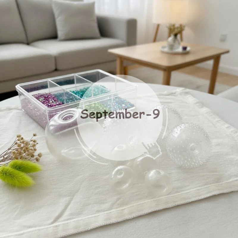 Clear Washable Empty TPU Squeeze Ball Shells Soft Reusable Sensory Fidget Toy Shells for Daily Long-Term Stress Relief