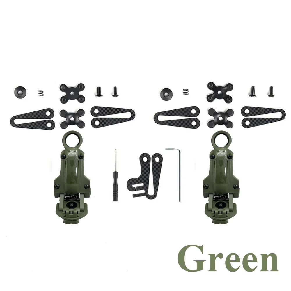 Taktisches Kopfhörer-Adapter-Set, passend für Comtac2/3 Schießen, Gehörschutz, Ohrenschützer, spezielles Tegris-Material