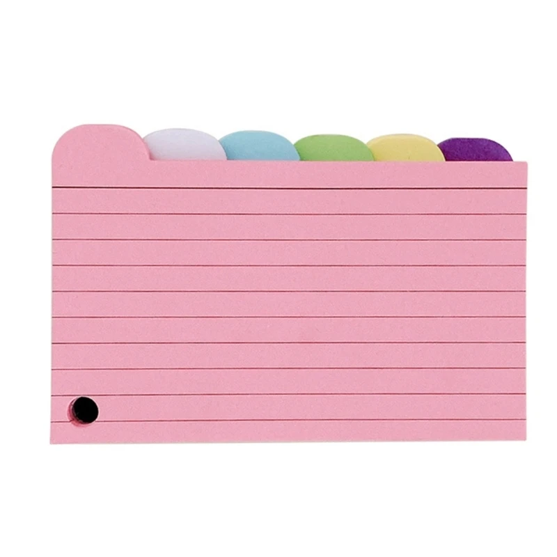 Strong Coil Index Cards 150 Pages Lined Design Portable Note Organization