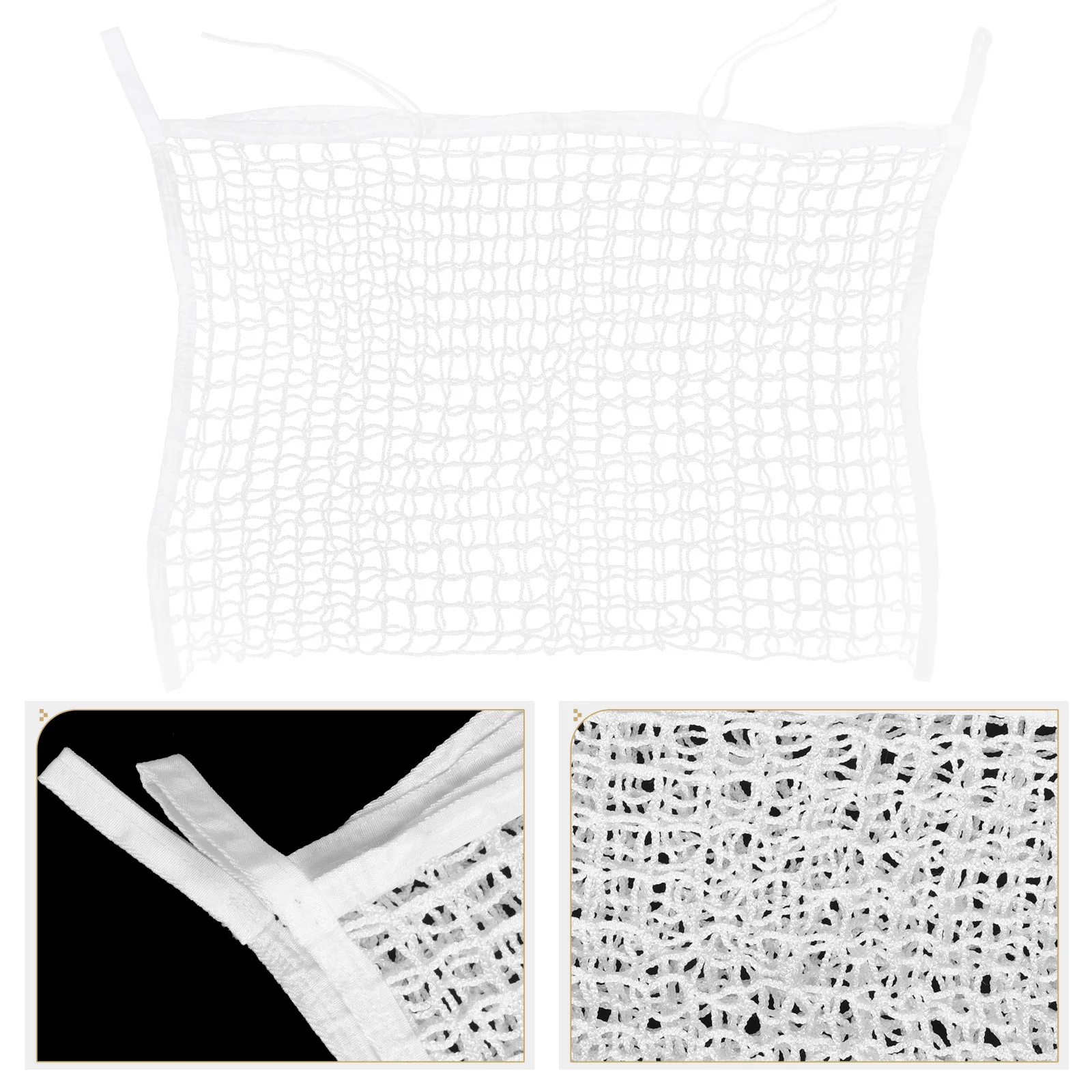 شبكة قش الحصان: حقيبة تغذية شبكية متينة من البولي ايثيلين للتغذية البطيئة، وسادة كشك معلقة تستخدم تصميم نظيف متعدد الفتحات #1