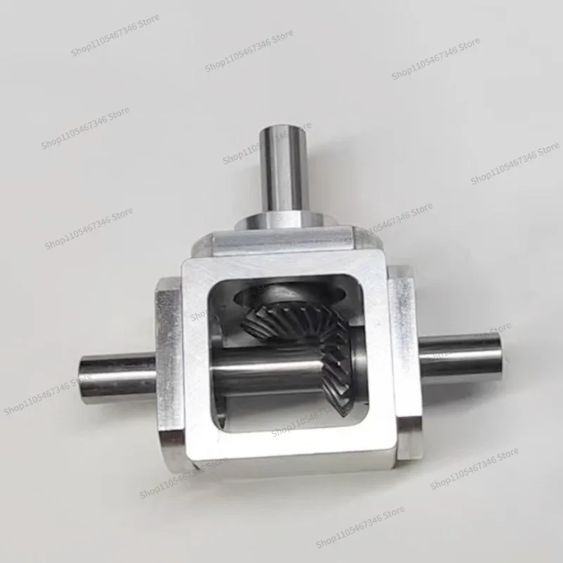For Small 1:1T Type Cross Commutator, Shaft Diameter 10 Right Angle Transmission Gearbox Bevel Gear Reduction Gearbox Rotation