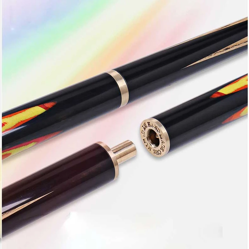 New Omin Rainbow Snooker Cue 10mm Tip Size Length145cm 3/4 Split Cue Weight17.5-18.5oz With Snooker Cue Case Set