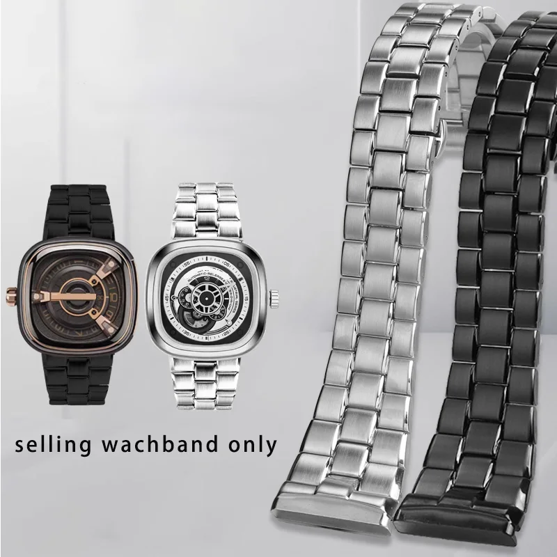 

Stainless steel wristband for Sevenfriday mechanical watch steel strip Stainless steel watch strap accessories 28mm bracelet acc