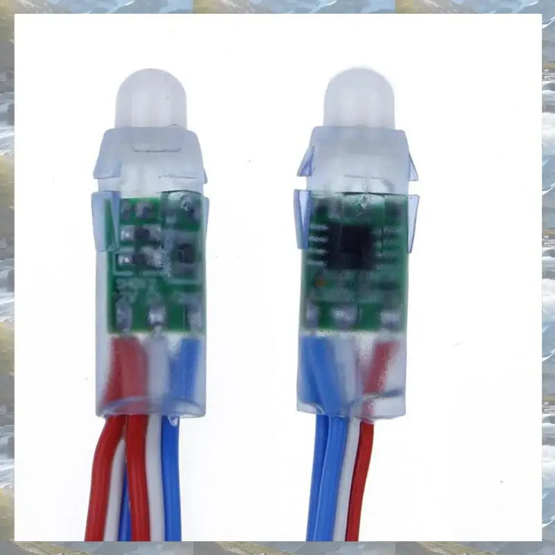 T82C Vendita Calda-200Pc WS2811 RGB Pixel LED Luce Indirizzabile Individualmente 12Mm Diffusa Digitale a Colori LED Modulo Pixel Luce
