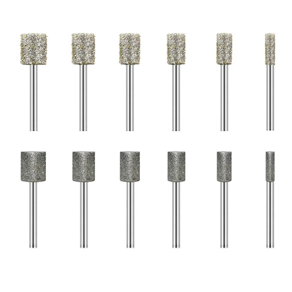 24 шт./компл. шлифовальные головки для полировки стекла, гранита, шлифования, сверления, вращающихся инструментов, аксессуары