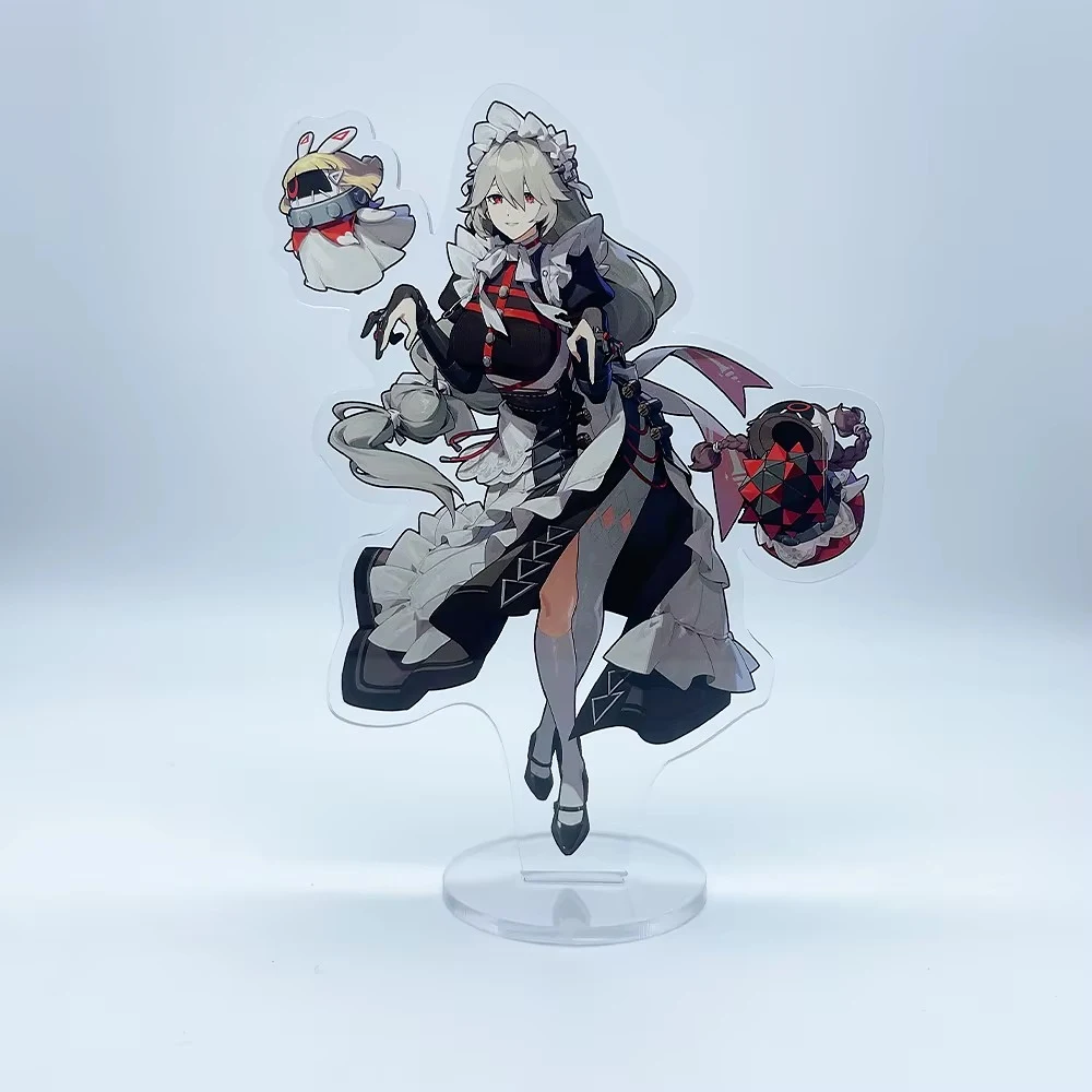 Zenless Zone Zero 15cm Acrylic Stand - Double Sided Print Rainbow Film Desktop Ornament Collectible Gift for Game Fans - Ellen J