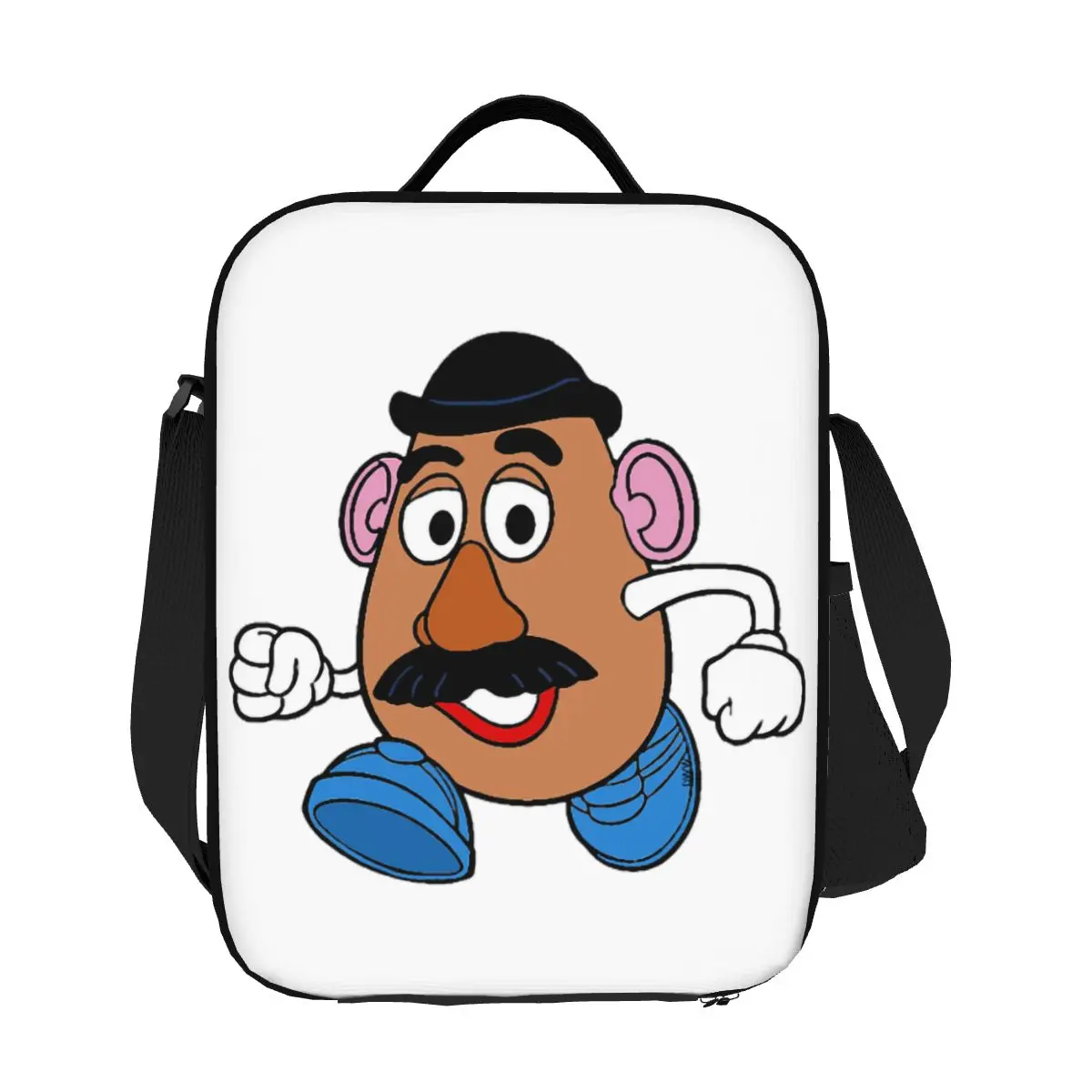 

Custom Mr. Potato Head Anime Toy Story Resuable Lunch Box for Women Waterproof Thermal Cooler Food Insulated Lunch Bag Children