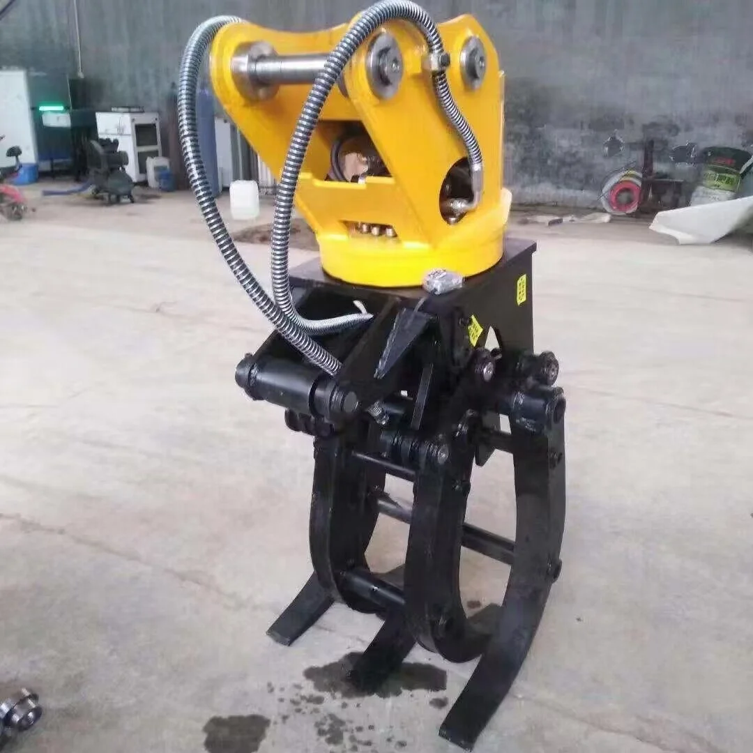 Hydraulic Ground Hole Drilling Machine Auger Drill For Excavator Earth Auger Accessories 1 Ton Mini Excavator Auger Drilling