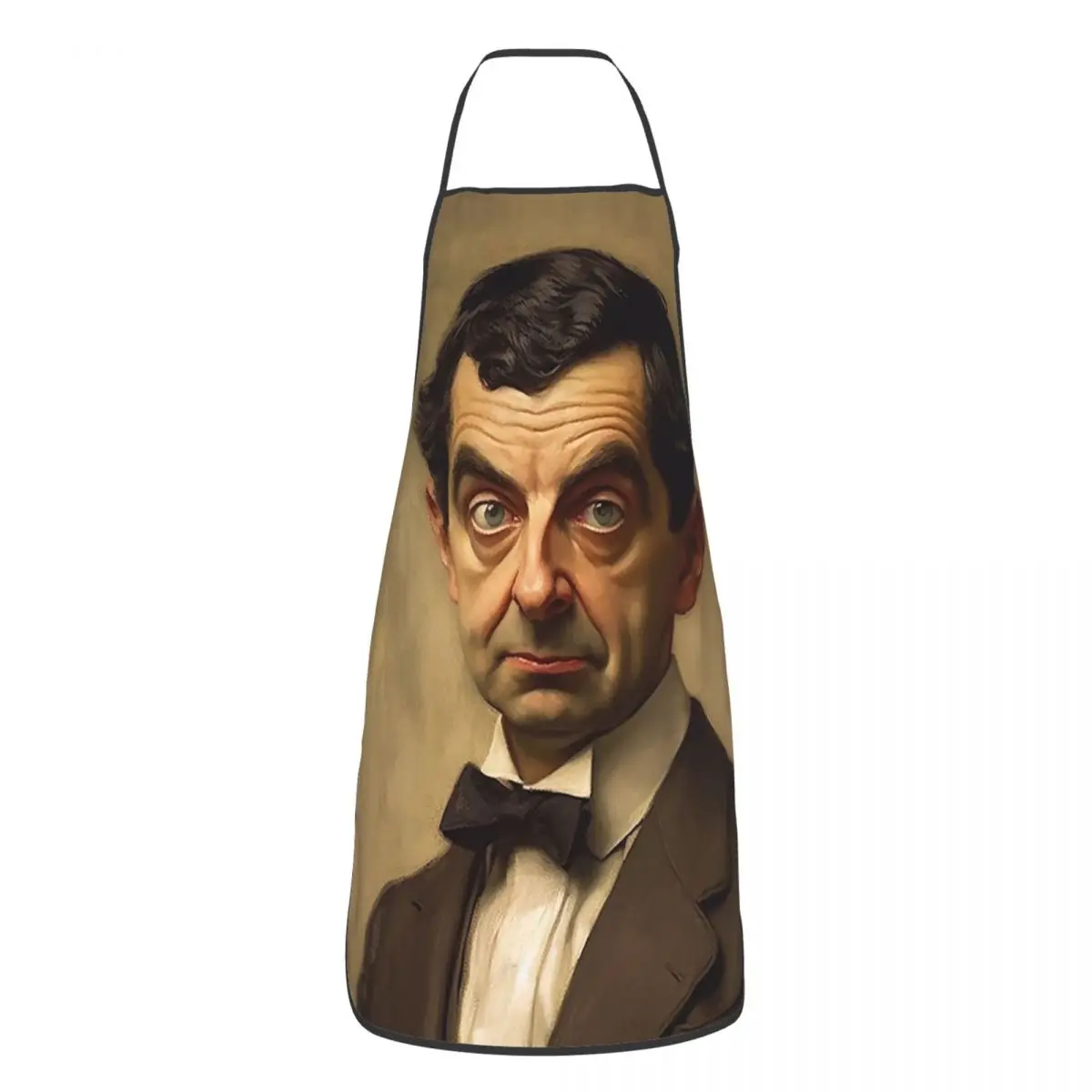 Mr Bean Whistler Mother Aprons Chef Cooking Baking Tablier Sleeveless Bib Kitchen Cleaning Pinafore for Women Men Gardening