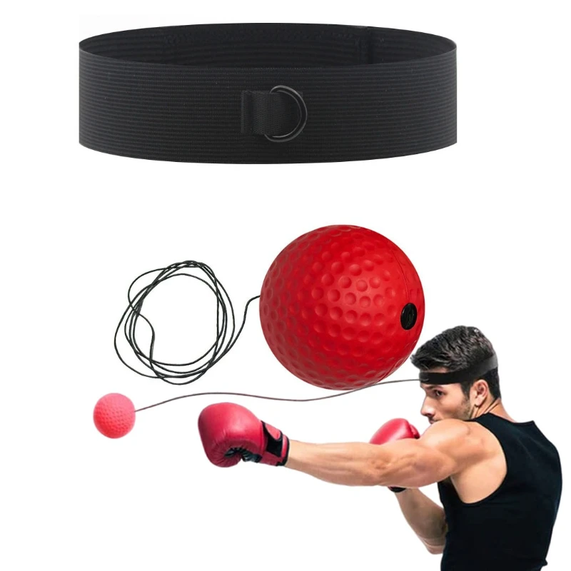 Boxing Training Ball Kid Box Ball Single Game With Headband Parent-child Interaction Boxing Reflex Ball For Reaction Punching