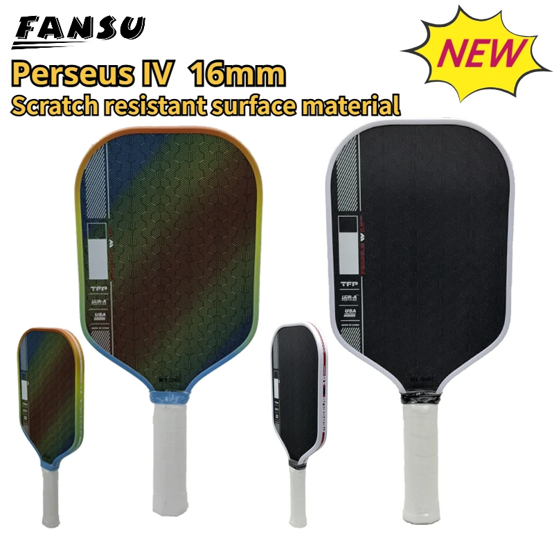 

Новый устойчивый к царапинам материал доски Pickleball Paddles Perseus IV Pickleball Paddle T700 Углеродное волокно 16 мм GEN4 Внутренний сердечник