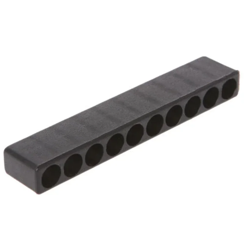 Imagem -02 - Furos Hex Shank Chave de Fenda Bit Titular Plástico Chave de Fenda Cabeça Armazenamento Broca Suporte para Acessórios Elétricos 1pc 10 12