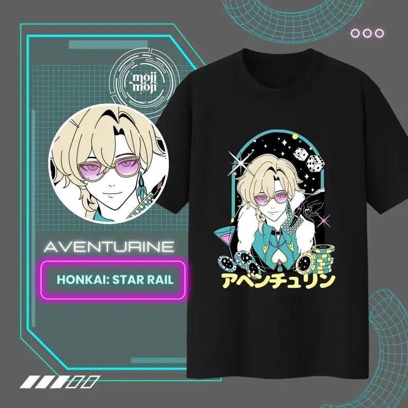 Aventurine Honkai Star Rail Shirt, Honkai: Star Rail T-shirt